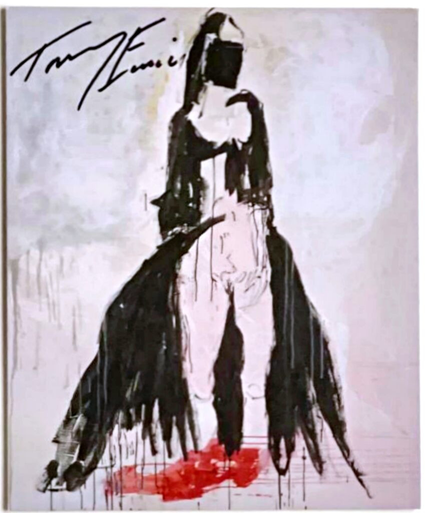Tracey Emin, Svart katt / Black cat (2008), from the exhibition