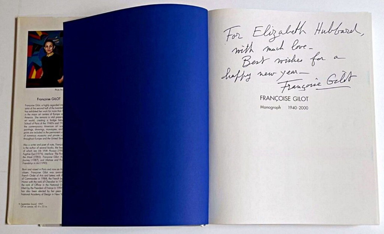 Monograph 1940-2000　Francoise Gilot サイン入 Françoise Gilot, Francoise Gilot Monograph 1940-2000 (hand