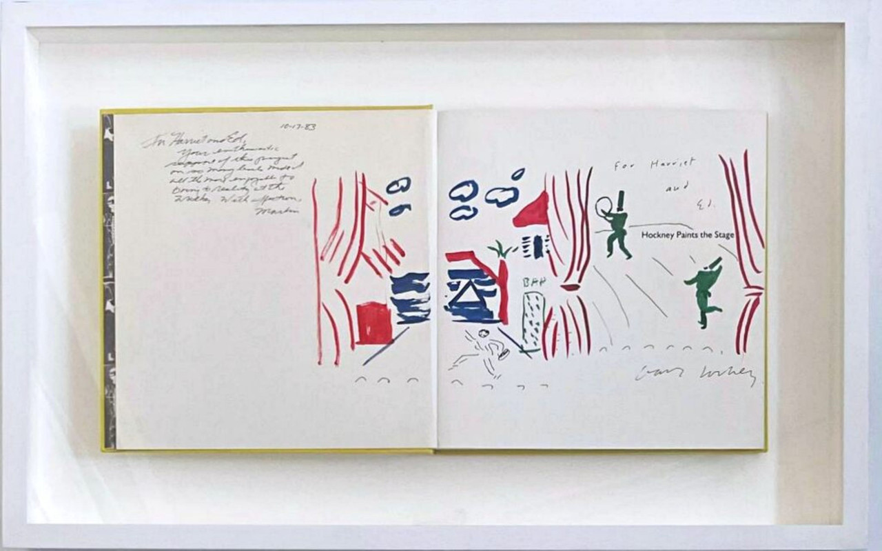 David Hockney, Hockney Paints the Stage (Signed and inscribed to