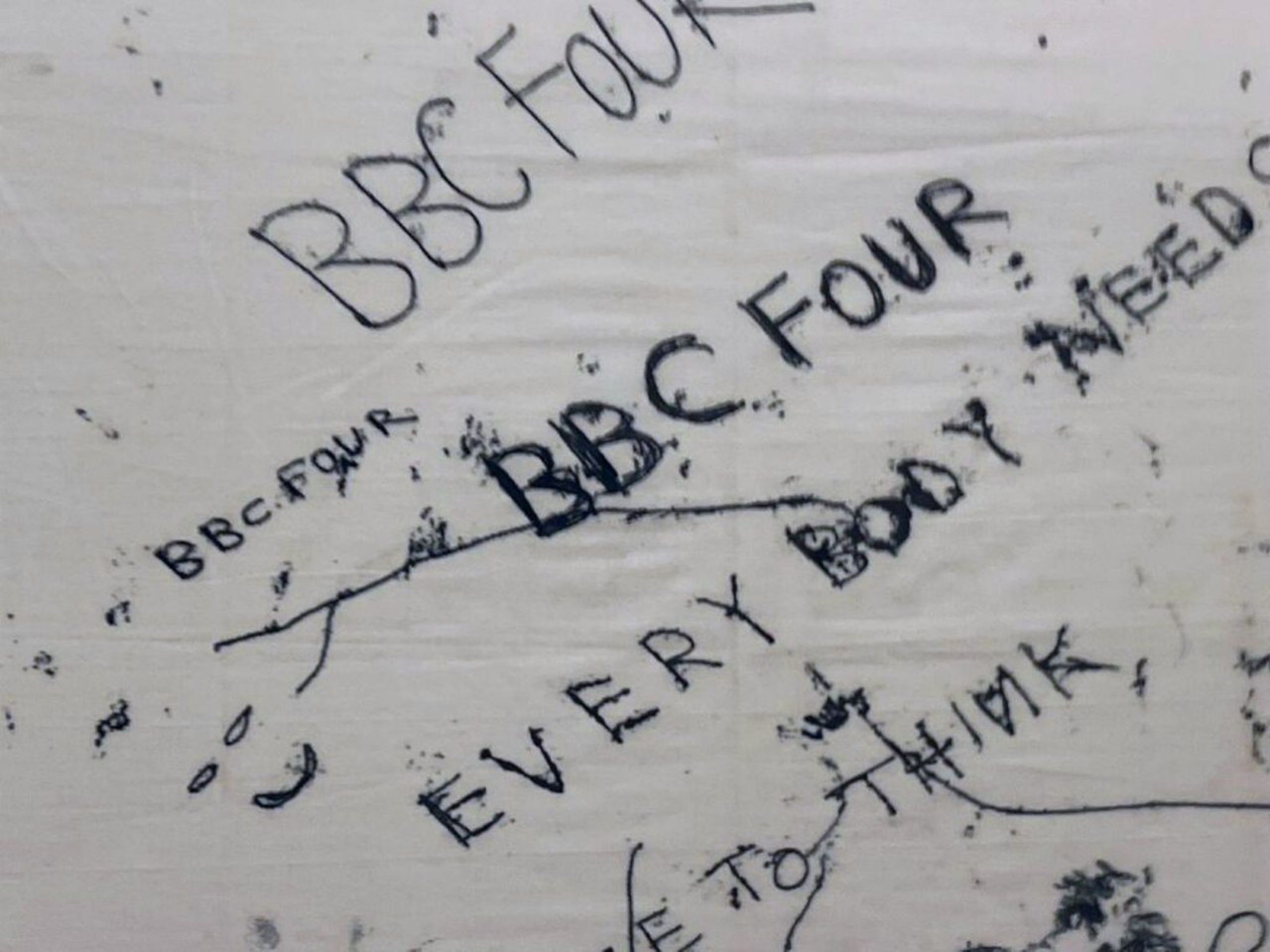 Tracey Emin, BBC 4 textile (HAND SIGNED and dated by Tracey Emin