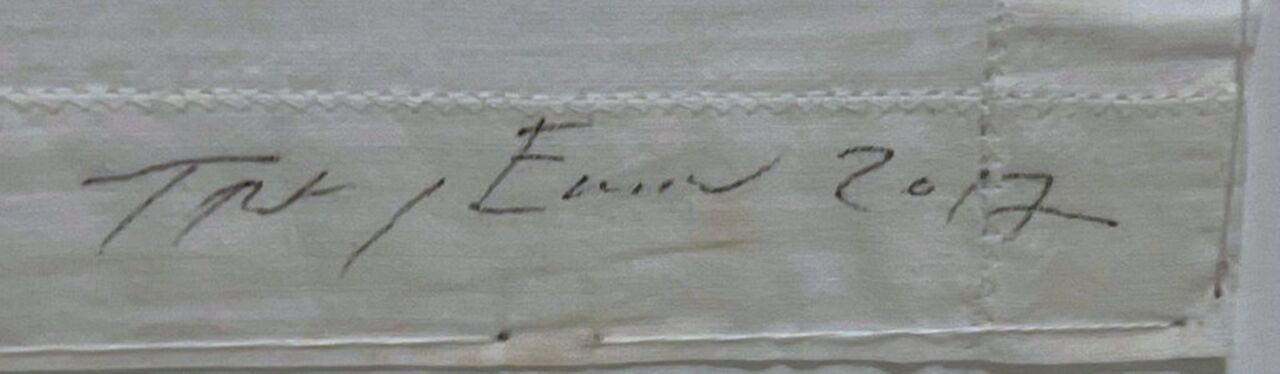 Tracey Emin, BBC 4 textile (HAND SIGNED and dated by Tracey Emin