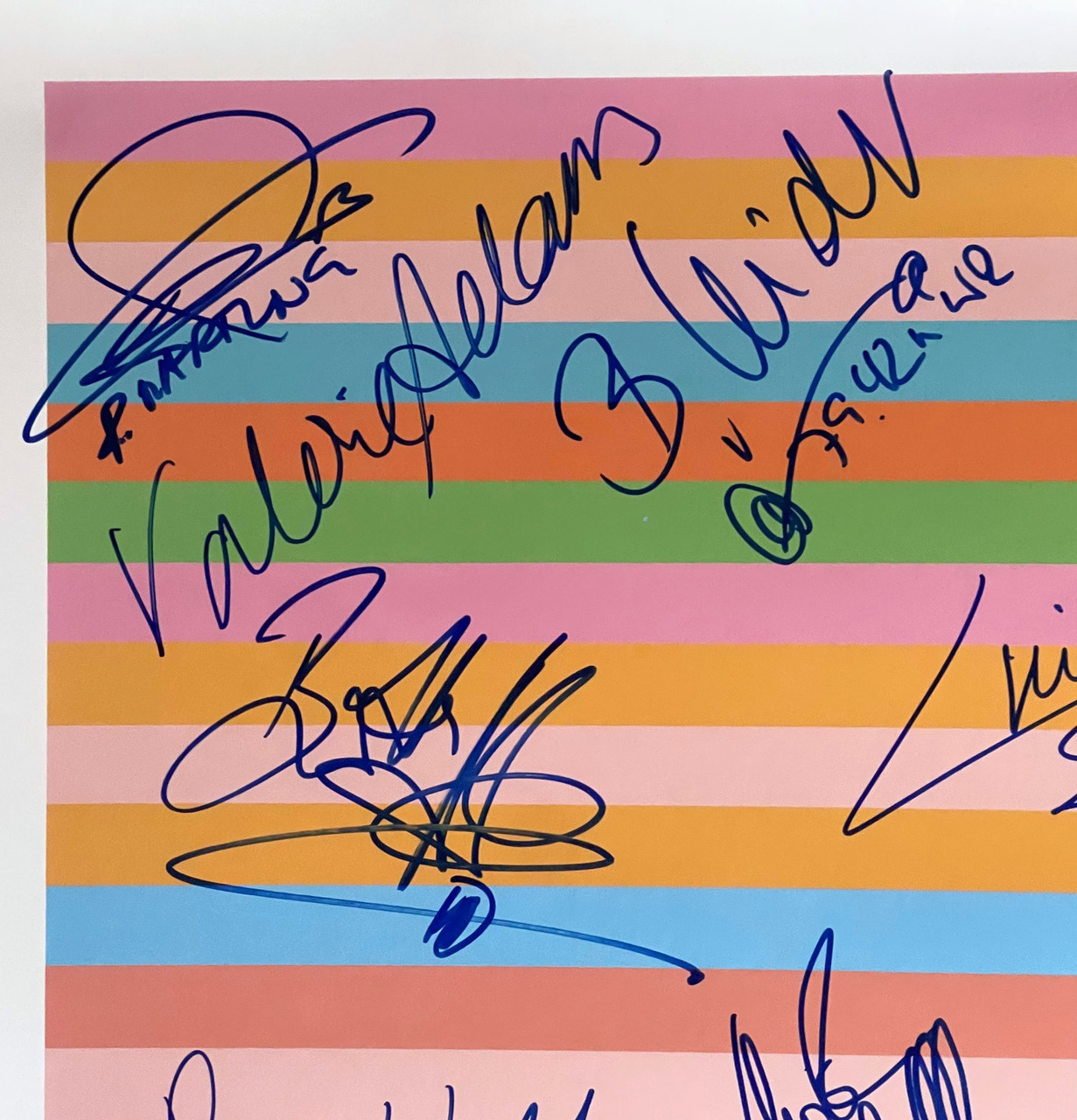 Bridget Riley - Rose, Rose, 2012 London Olympics silkscreen (Hand ...