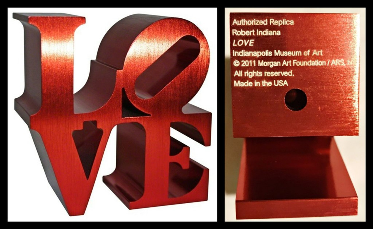 立体・オブジェ LOVE Authorized Replica Robert Indiana Robert Indiana, Red Love Sculpture, 2011, Official Morgan