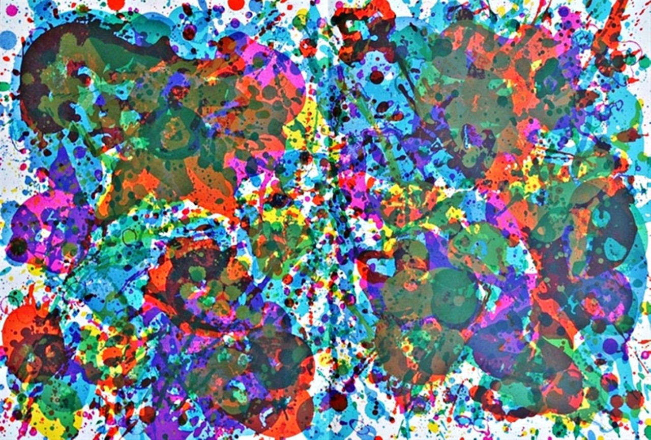 SAM FRANCIS Original Lithograph 1972, Carnegie Museum of Art