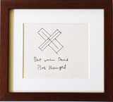 Robert Mangold, Drawing Signed on Card, Classic Minimalist Design with Superb Provenance