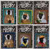 KERRY JAMES MARSHALL Set of Six (Six) Scout Series Embroidered Patches (Brand New) 2017, Rayon thread on poly twill backed embroidered patches, set of six