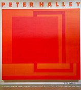 Peter Halley, Sonnabend Gallery, New York,  1989 (Hand Signed) 
