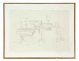 ALEX KATZ Rare Still Life Aquatint/Etching Signed, Framed. Provenance: Readers Digest Corporation, Jamison Thomas Gallery