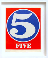 Robert Indiana, 5, from the original Numbers portfolio (Sheehan 46-55), 1968