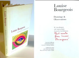 Louise Bourgeois, Louise Bourgeois Drawings & Observations (Hand signed and inscribed by Louise Bourgeois), 1996