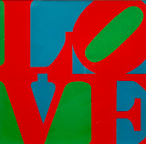 Robert Indiana, Original Museum of Modern Art LOVE card, 1967
