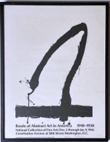 Robert Motherwell, Roots of Abstract Art in America, from the VIP hand signed limited edition, 1966