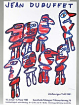 Jean Dubuffet, ZEICHNUNGEN 1942/1981 (Hand Signed) 1983