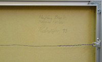  RICHARD HAAS Hong Kong Bank by Norman Foster 1993, Acrylic on Canvas. Signed. Framed.