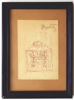 Jacques Lipchitz Sketch for the New Portal for New Harmony ca. 1970,