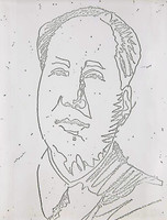 Andy Warhol, Mao from the New York Collection for Stockholm (F&S II. 89), 1973 Pigment print Sequential Xerox Print on Typewriter Paper. Pencil signed and numbered by Andy Warhol (unique variant)