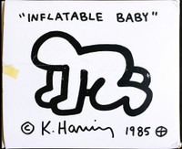 Keith Haring, Inflatable Baby (in original Pop Shop Box), 1985