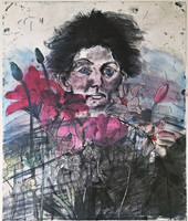 Jim Dine, Nancy Outside in July (Hand Signed & Inscribed to Doreen), 1983