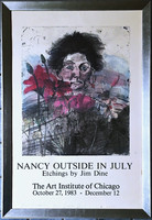 Jim Dine, Nancy Outside in July (Hand Signed & Inscribed to Doreen), 1983