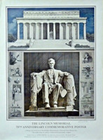 Richard Haas, Abraham Lincoln, (Hand Signed), 1997