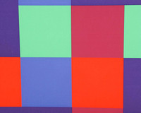 Richard Paul Lohse, Group of eight complementary squares with four rectangles (Gruppe von acht komplementären Quadrat Mit vier Rechtecken), 1976