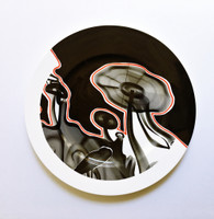 Frank Stella, Vortex Engraving #4 Charger Plate, 2000