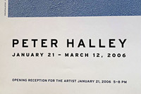 Peter Halley, Imago Galleries, Palm Desert, CA, 2006 (Hand Signed) 