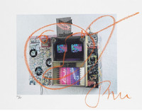 Nam June Paik Untitled, Plate Six from Novecento, 1992