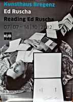 Ed Ruscha Reading Ed Ruscha (Hand Signed), 2012