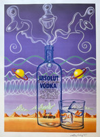 Kenny Scharf, Absolut Vodka, 1987