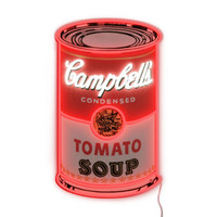 Andy Warhol, Neon light Campbell's Soup Can Wall Display Sign, 2022