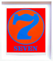 Robert Indiana, 7, from the original Numbers portfolio (Sheehan 46-55), 1968