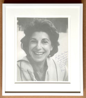 Helen Frankenthaler, Hand signed and inscribed photograph ca. 1987