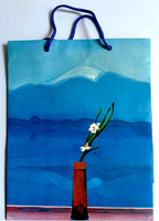David Hockney, Exclusive limited edition shopping bag for the Metropolitan Museum of Art, 1988