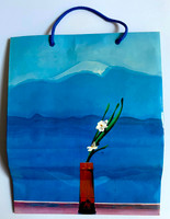 David Hockney, Exclusive limited edition shopping bag for the Metropolitan Museum of Art, 1988