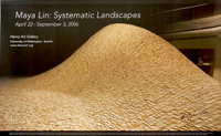 Maya Lin, Maya Lin: Systematic Landscapes poster (hand signed and dated), 2006