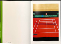 Jonas Wood Jonas Wood, 24 Tennis Court Drawings book (hand signed with hand drawn tennis balls), 2021