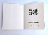 Ed Ruscha, Every Building on the Sunset Strip, 1st Edition (Hand signed and inscribed by Ed Ruscha with special provenance), 1966