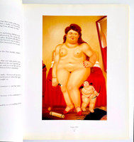 Fernando Botero, Original drawing of a woman, 1997