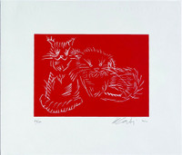 Ai Weiwei ,Cats (Red),2022