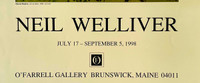 Neil Welliver, Neil Welliver at O'Farrel Gallery poster, 1998