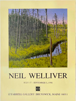 Neil Welliver, Neil Welliver at O'Farrel Gallery poster, 1998