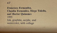 Francisco Fernández, Claudia Fernández, Diego Toledo, Hector Quinones, Corpse Drawing #47, The Return of the Cadavre Exquis, 1993