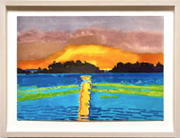 Graham Nickson, Thimble Islands Sky: Dawn IV, 1998