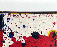Sam Francis, Untitled Abstract Expressionist from the Deluxe [signed] edition of the 1 Cent Life Portfolio (hand signed twice, #85/100, from the Estate of Robert Indiana), 1964