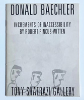 Donald Baechler, Limited edition Tony Shafrazi exhibition catalogue (hand signed and dated by Donald Baechler), 1983