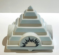 Frank Stella, Porcelain Ashtray in hand designed bespoke box, 2000