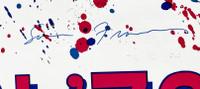 Sam Francis, Sam Francis McGovern '72 Poster (Hand signed by Sam Francis), 1972