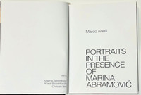 Marina Abramović, Portraits in the Presence of Marina Abramovic (Hand signed by BOTH Marina Abramovic and photographer Marco Anelli), 2021