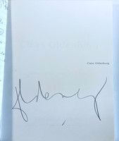 Claes Oldenburg, Claes Oldenburg (Hand signed by Claes Oldenburg), 1992